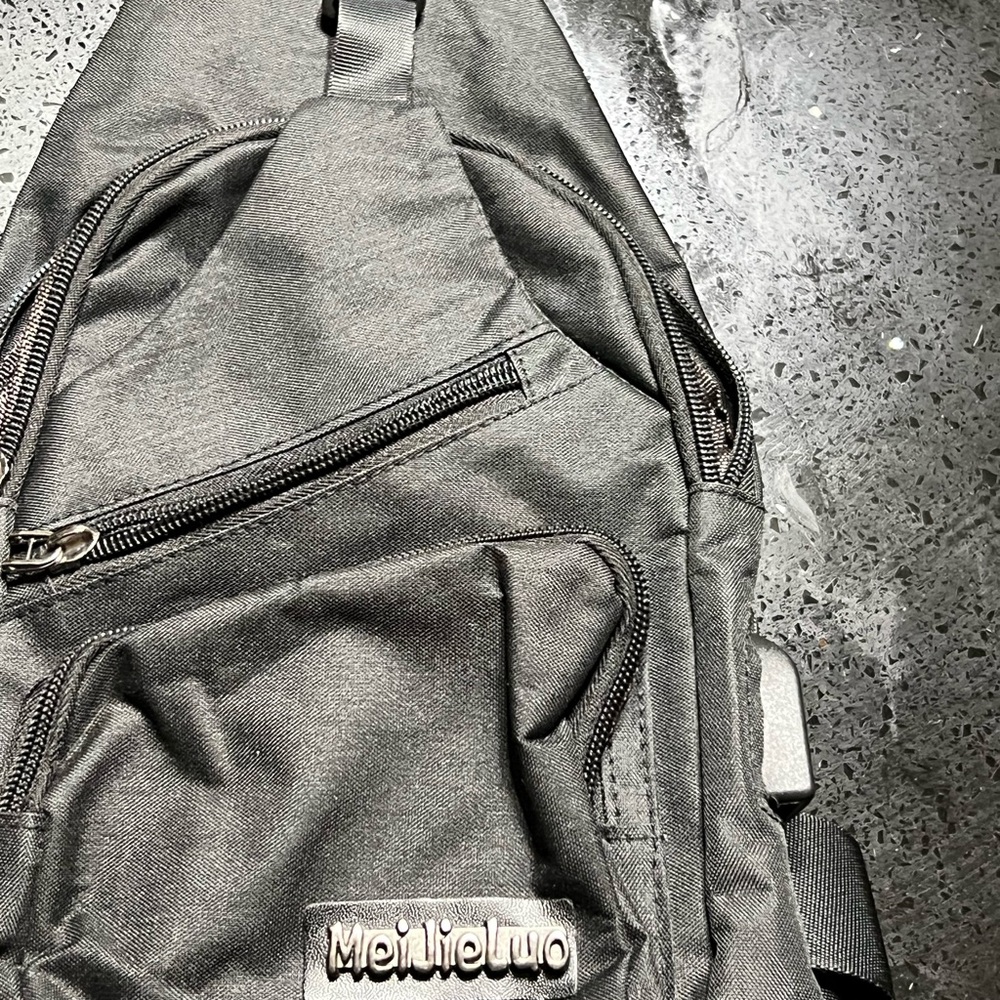 Black crossbody bag
